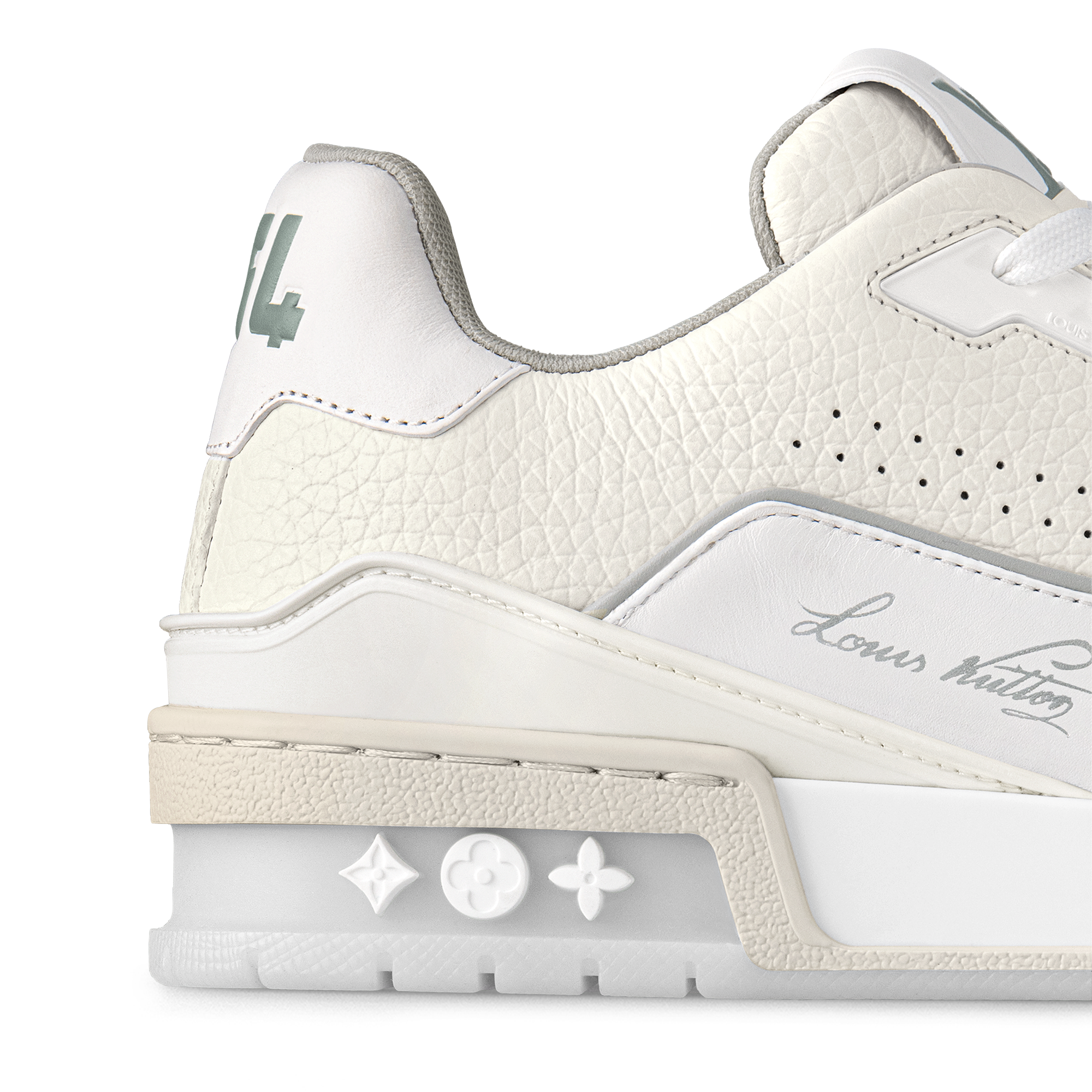 Louis Vuitton ルイヴィトン トレイナースニーカー ホワイト 10 ホワイト（白）系 Louis Vuitton LV Trainer(ルイヴィトン LV